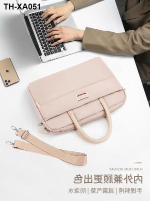 laptop bag 14 inch MacBookPro female commuter apple case 15 point 6 inches for huawei lenovo new dell and asus air millet shockproof 13 bladder package