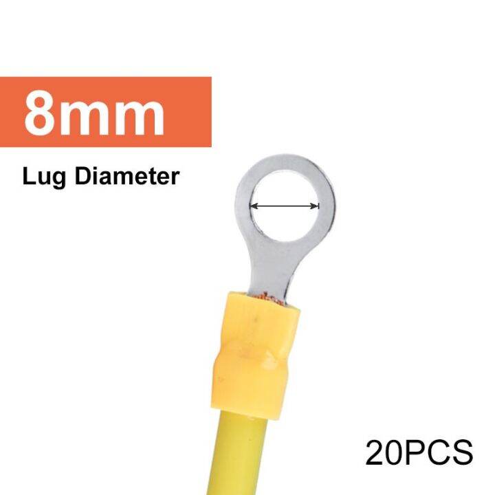 Solar Earth Wire With Terminal 14/12/10 AWG Yellow Green Grounding Wire