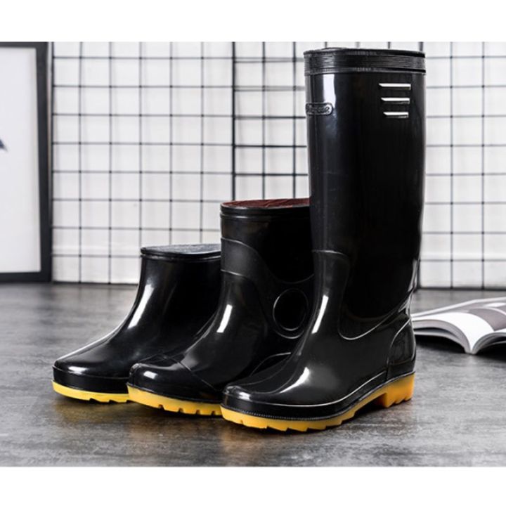 onesunnys-37-42cm-รองเท้าบูทกันฝนกันน้ำสำหรับผู้ชาย-รองเท้าบูทส้นสูง-รองเท้าบูทกันฝน-รองเท้าผู้ชายกันลื่น