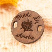 Custom Wooden Tags, Custom Clothing Labels, Clothing Tag, Labels For Handmade, Branding Tag (WD1407)