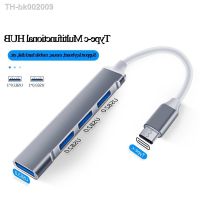 ☜◄ஐ USB C HUB USB 3.0 HUB Type C 4 Port Multi Splitter Adapter OTG Macbook HUB Pro 13 15 Air Mi Pro HUAWEI Computer Accessories