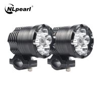 Nlpearl รถจักรยานยนต์ LED ไฟหน้า Spotlight สำหรับ BMW R1200GS ADV F800GS F650 K1200S LED เสริม Faro LED Moto Assemblie โคมไฟ12V