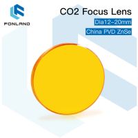 FONLAND CO2จีน Znse เลนส์โฟกัส Dia.12/15/18/19.05/20มม. FL38.1/50.8/63.5/101.6/127มม. สำหรับเครื่องตัดแกะสลักด้วยเลเซอร์