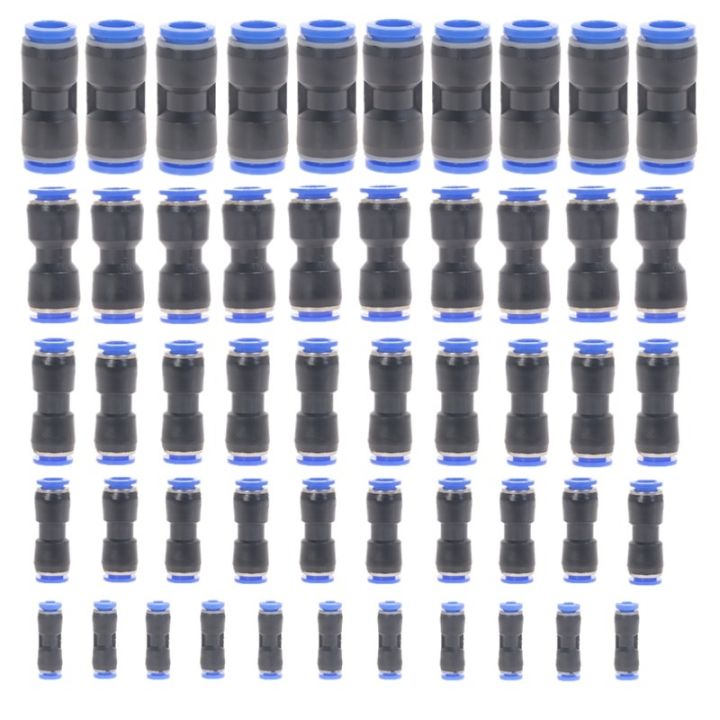 50pcs-lot-pneumatic-fittings-connector-pu-py-pe-pl-trachea-connector-set-plastic-air-water-hose-tube-gas-4mm-to12mm