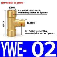 ข้อต่อ3ทางชายเท่ากันข้อต่อ Br T-Type/Y-Type ฟิตติ้งน้ำและน้ำมันอะแดปเตอร์เชื่อมต่อก๊าซเกลียวชาย/หญิง1/2 "1/4"