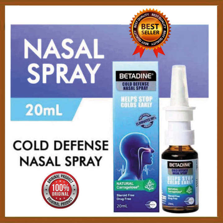 Betadine Cold Defense Nasal Spray 20mL (EXP08/2024) Lazada PH