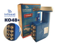 หัวรับสัญญาณ Infosat LNB Universal 8 ขั้ว รุ่น K048+