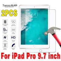 [HOT DOLXIOWEOH 539] 2ชิ้นแท็บเล็ตกระจกกันรอยหน้าจอปกคลุมสำหรับ IPad Pro 9.7นิ้ว A1673 A1674 A1675 HD ฟิล์มนิรภัย