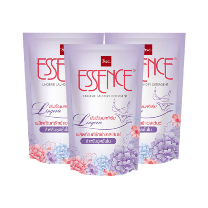 essence-liquid-detergent-lingerie-400-ml-x-3-เอสเซนซ์-น้ำยาซักชุดชั้นใน-400-มล-x-3-ถุง