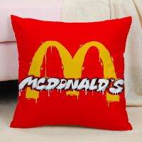 M - Luxury McDonalds seat cushion cover, double-sided printing, living room seat cushion, home decoration