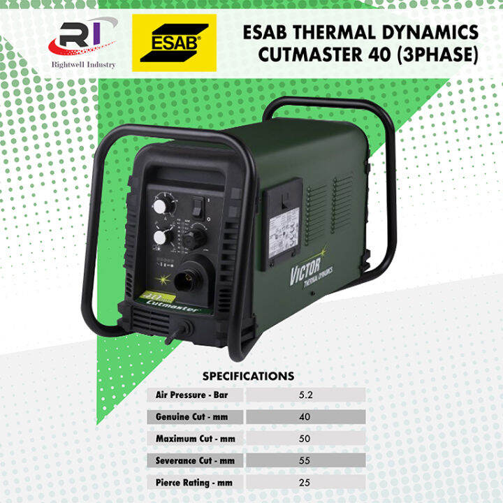 ESAB Thermal Dynamics® Cutmaster® 40mm 3Phase Lazada