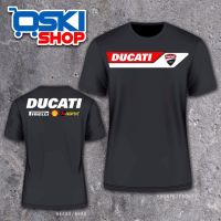 เสื้อยืดแขนสั้นคอกลมเสื้อยืดลายกราฟฟิกอุปกรณ์เสริมสําหรับ Ducati Corse Panigale Aruba Sbk Chazies Davies Davide Giuglian