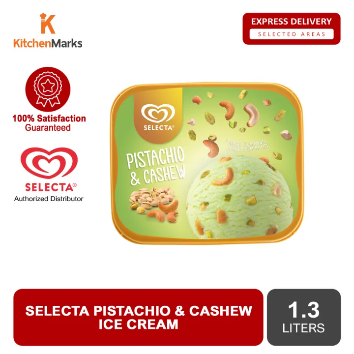 Selecta Pistachio & Cashew Ice Cream 1.3L Express Delivery Lazada PH