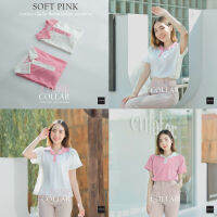 เสื้อคอปกแขนสั้น Cotton ญี่ปุ่น Soft Pink หวานให้สุด กับสีสุดพาสเทลชมพูอ่อนหวานๆ เนื้อร่องทั้งตัว สีทูโทน ผิวสัมผัสที่นุ่มเรียบ  แมทช์ง่าย