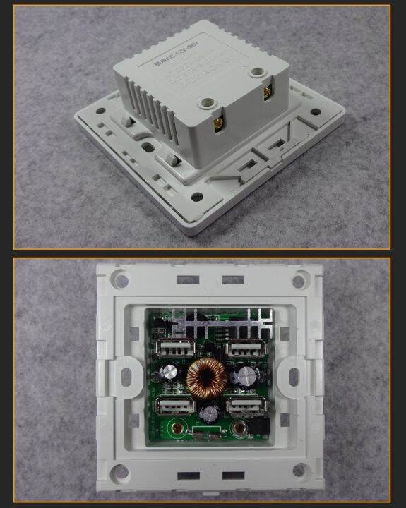 new-popular89-4พอร์ต-usb-พอร์ตไฟฟ้าผนังอะแดปเตอร์ชาร์จแผ่น-c-oupler-เต้าเสียบ-powerplug-แผง5vplugpower-เต้าเสียบแผง