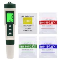 10 in 1 Water Quality Tester PH/TDS/EC/SALT/TEMP/S.G/ORP/H2/Fertile/Resistivity Tester Pen for Aquarium Swimming Pool