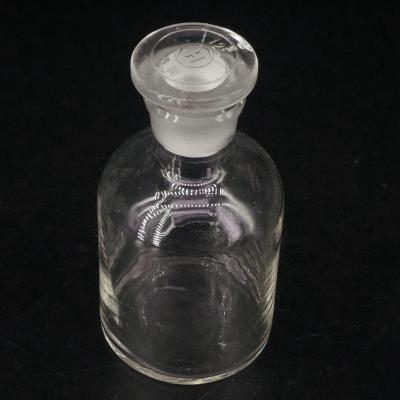 【✴COD✴】 bkd8umn ขวดแก้วใสน้ำยาสำหรับปากแคบ125มล. อุปกรณ์ทางห้องปฏิบัติการพร้อมพื้นในจุกแก้ว