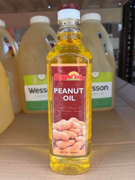 Sunoil Peanut Oil 900mL [December 2023 Expiry] Lazada PH