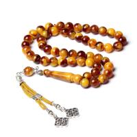 Musulmano Tasbih Resina Rosario Tarbons Preghiera Islamica Perline 33 51 Pz Tespih Arabo Accessori Da Uomo