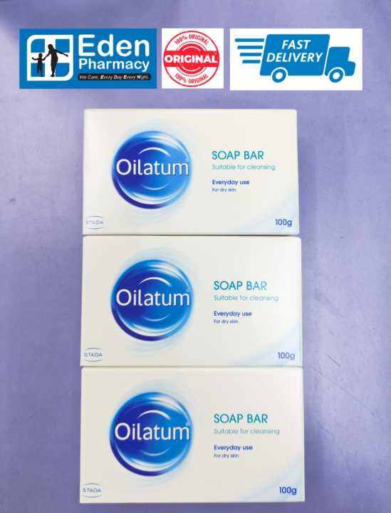Oilatum soap bar dry skin ( 3 x 100g ) Lazada