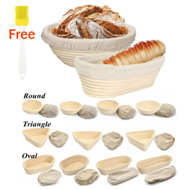 1ชิ้นหวายขนมปังพิสูจน์อักษรตะกร้าธรรมชาติรูปไข่หวายหวายแป้งหมัก-sourdough-ตะกร้าขนมปัง