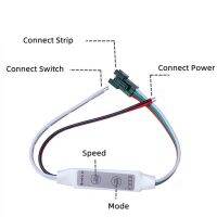 ตัวควบคุมพิกเซลแผงตัวควบคุมไฟ Led ไหลย้อน Dc5-24V สำหรับ Ws2811สีขาว/อบอุ่นขาวน้ำไหลแถบการแข่งม้า