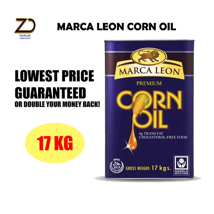 Marca Leon Corn Oil 17kg Tin Can, Cooking Oil | Lazada PH