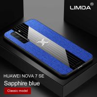 LIMIDA เคสโทรศัพท์สำหรับ Huawei Nova 7SE เคสสำหรับ Huawei P40 Lite 5G เคสหรูสามต่อสู้ลายเกราะขอบนุ่มกันกระแทกฝาหลัง