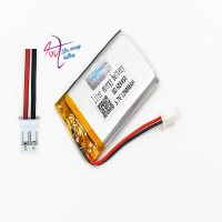 JST PH 2.0มม. 2pin 3.7V 1200MAh ลิเธียมโพลิเมอร์ LiPo แบบชาร์จไฟได้สำหรับ GPS DVD แผ่นวิดีโอเกม E-Books 603450