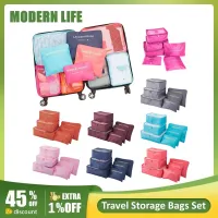 6pcs Travel Storage Bag Set Travel Organizer Storage Bags Suitcase Packing Storage Case Luggage Organizer Clothe Shoe Tidy PouchShoe Bags