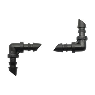 【YF】♂❐✥  50 Pcs Hose elbow water hose connectors 1/4 Inch bending joints garden pipe drip irrigation 4mm / 7mm