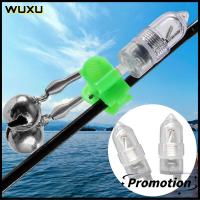 WUXU ใหม่ ทนทาน อิเล็กทรอนิกส์ กัดเสียงปลุก Rod Tackle ไฟ LED กระดิ่งแจ้งเตือนตกปลา