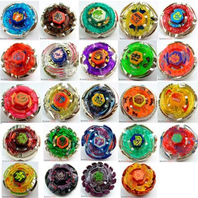 Takara Tomy โลหะฟิวชั่น Beyblade ปั่นของเล่นด้านบนขาย28 43 47 88 99 105เพกาซิส108 118โดยไม่มีไม้ระแนง