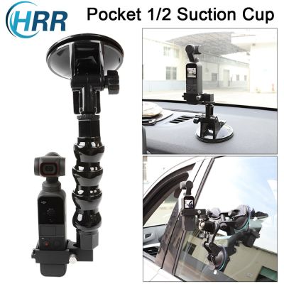 Osmo Pocket Suction Cup Camera Car Mount with Expansion Module Holder for DJI Osmo Pocket 1/2 Windshield Window Fixed Accessory