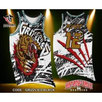 GRIZZLIES BLACK INSPIRED JERSEY FULL SUBLIMATION PRINT