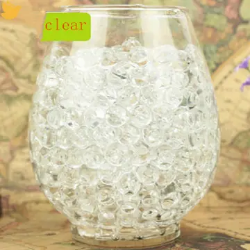 20000pcs/pack Clear Water Gel Bead for Vases, Transparent Water