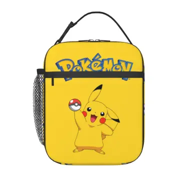 Pokemon Lunch Bag Pikachu Student Lunch Box Bag Cute Cartoon Picnic Bag  Office Worker Portable Lunch