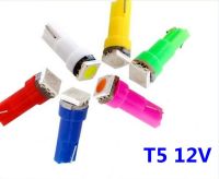 【✆New✆】 aojia6891 10ชิ้น T5 5050 1smd เครื่องวัด Led ไฟชี้บอก T5 12V สีน้ำเงินสีแดงสีเหลืองสีเขียวไฟหลากสีสันดัดแปลงหลอดไฟ T5