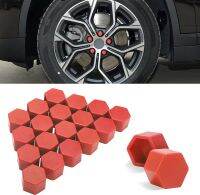 【CW】 20Pcs 17mm 19mm Silicone Car Tyre Caps Bolts Covers Nuts Hub Protectors Screw Cap Accessories