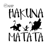 สติกเกอร์แต่งรถ Lion King รถที่ละเอียดอ่อนของ HAKUNA MATATA Simba