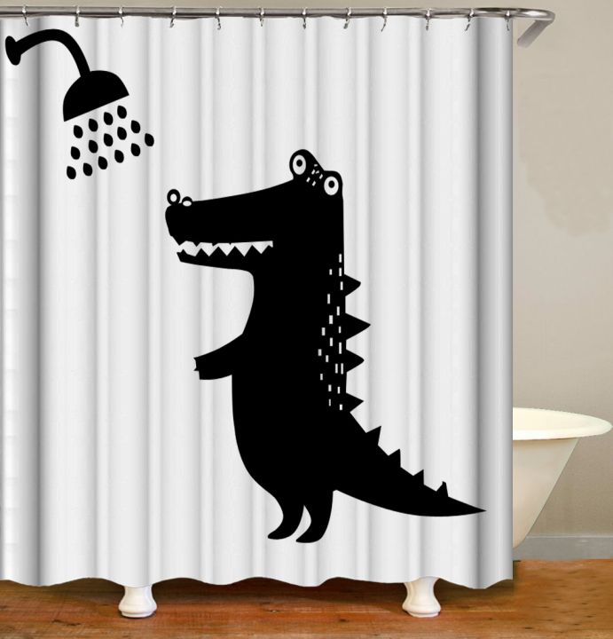 cw-elephant-shower-curtain-take-fabric-with-12-hooks