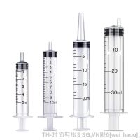 hot【DT】❇  Transparent 5/10/20/30ml Plastic Sterile Syringe Tools Reusable Dog Feeding Nutrient Filling Glue