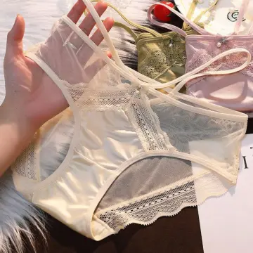 lof Women Sexy Lingerie Lace Open Back See Through Knickers
