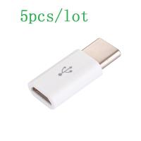 Hot sale! 5pcs/lot USB 3.1 Type C Male to Micro USB Female Adapter Converter Connector USB-C black and white Support OTG