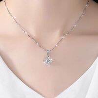 Fake One Compensation Ten Authentic 925 Sterling Silver Necklace Delivery Certificate Female Clavicle Chain Female Pendant Simple Female Student Gift XX9X XX9X