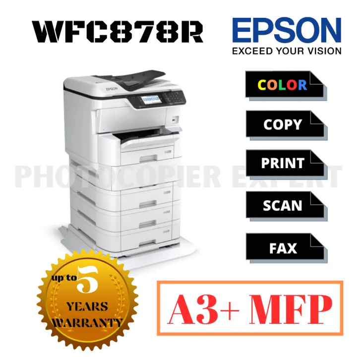 Photocopier Machine Epson All In One Color A3+ Photocopier WFC878R