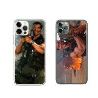 Schwarzenegger Bazooka HD เคสโทรศัพท์ออกแบบสำหรับ Apple Iphone 13 12 11 Pro Max Mini TPU Cover