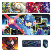 Game Mega Man Mouse Pad Rock Man Large Mousepad Computer Keyboard Padding Anime Manga Accessories Desk Mat Gaming Accessories