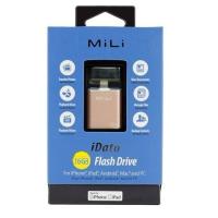 MiLi iData Pro HI-D92 Smart Flash Drive 16 GB อุปกรณ์สำรองข้อมูลสำหรับ iPhone, iPad,Android,Mac และ PC เล็กจิ๋ว พกพาสะดวก สารพัดประโยชน์ ของแท้ รับประกันศูนย์ 3 เดือน