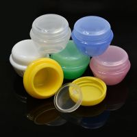 【hot】 5pcs Sub Bottles white/pink/clear/blue/green/yellow  5g Plastic Makeup Pot Ja H amp;x amp;